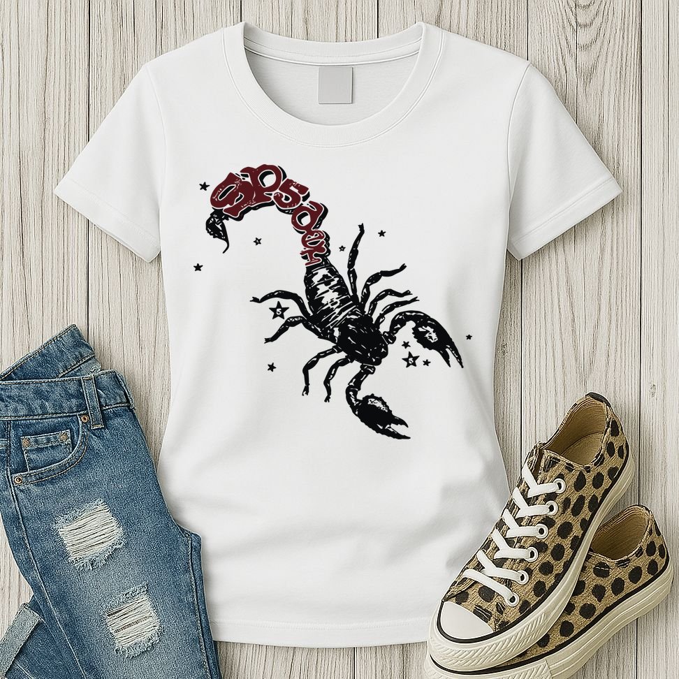 gibous powder snake scorpion t shirt