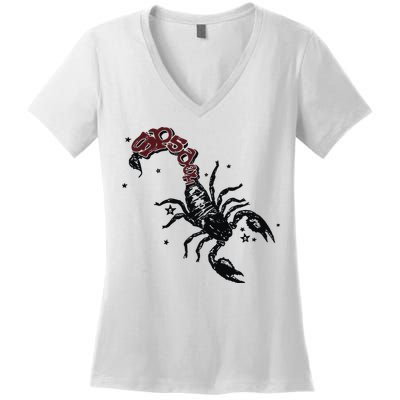 Mariahthescientist Mts X Sp5der Scorpion Women's V-Neck T-Shirt