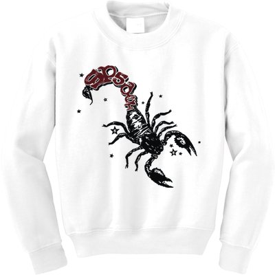 Mariahthescientist Mts X Sp5der Scorpion Kids Sweatshirt