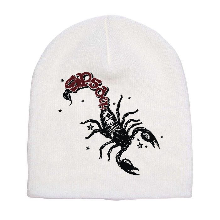 Mariahthescientist Mts X Sp5der Scorpion Short Acrylic Beanie