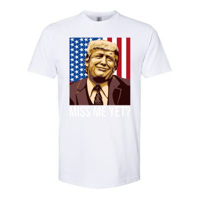 Miss Me Yet Funny President Election Trump 2024 Save America Great Gift Softstyle® CVC T-Shirt