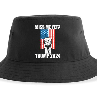 Miss Me Yet Funny Trump 2024 Sustainable Bucket Hat
