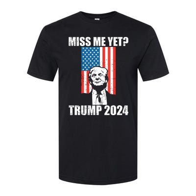 Miss Me Yet Funny Trump 2024 Softstyle CVC T-Shirt