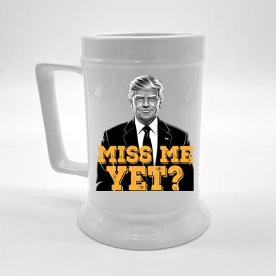 Miss Me Yet Trump 2024 President Vintage Trump Cute Gift Beer Stein