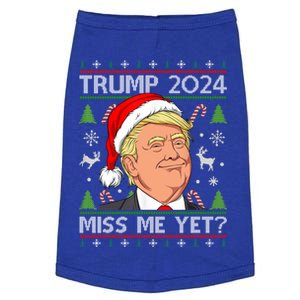 Miss Me Yet Trump 2024 Ugly Christmas Gift Doggie Tank