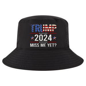 Miss Me Yet Trump 2024 I'll Be Back Patriotic 4th Of July Cool Comfort Performance Bucket Hat