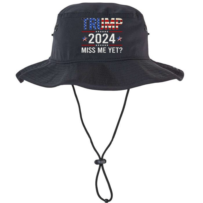 Miss Me Yet Trump 2024 I'll Be Back Patriotic 4th Of July Legacy Cool Fit Booney Bucket Hat