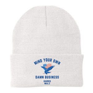 Meidastouch Mind Your Own Damn Business Harris Walz Knit Cap Winter Beanie