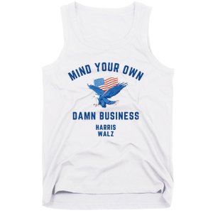 Meidastouch Mind Your Own Damn Business Harris Walz Tank Top