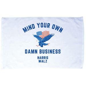 Meidastouch Mind Your Own Damn Business Harris Walz Microfiber Hand Towel