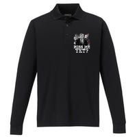 Miss Me Yet Trump 2024 President Donald Trump Vintage Trump Performance Long Sleeve Polo