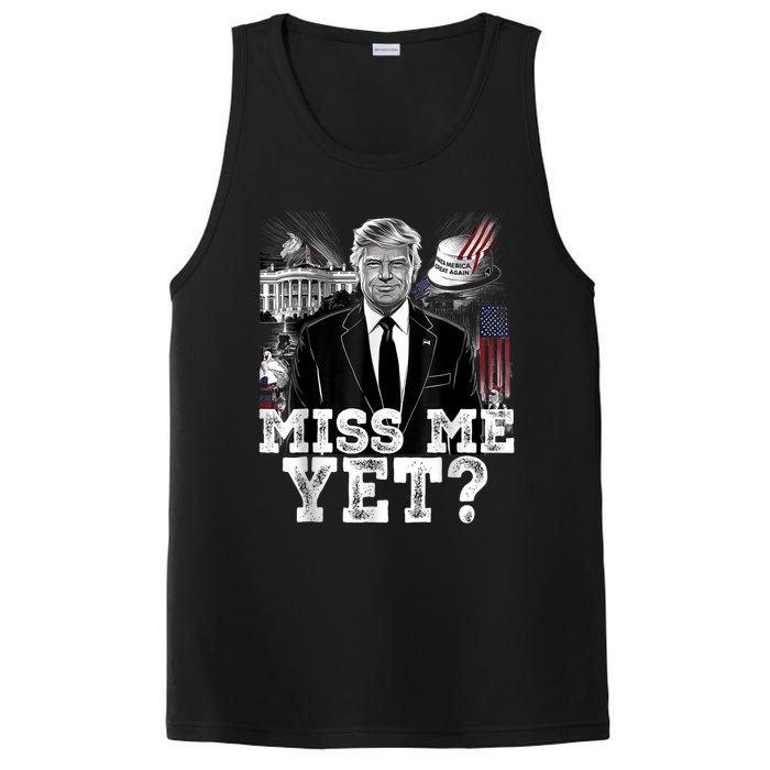 Miss Me Yet Trump 2024 President Donald Trump Vintage Trump PosiCharge Competitor Tank