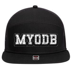 Myodb 7 Panel Mesh Trucker Snapback Hat