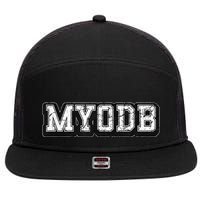 Myodb 7 Panel Mesh Trucker Snapback Hat
