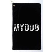 Myodb Mind Your Own Business Funny Political Golf Towel