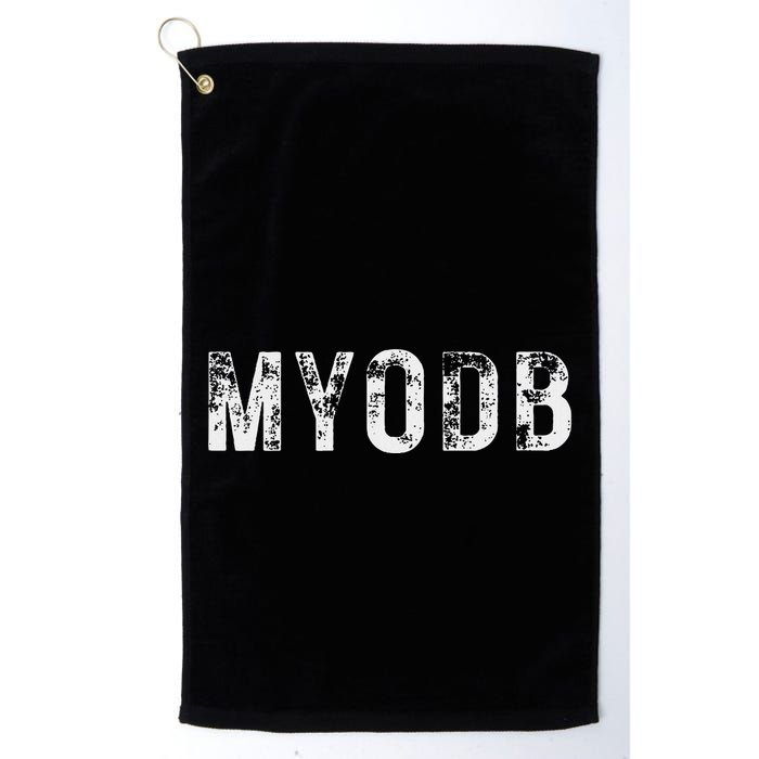 Myodb Mind Your Own Business Funny Political Golf Towel