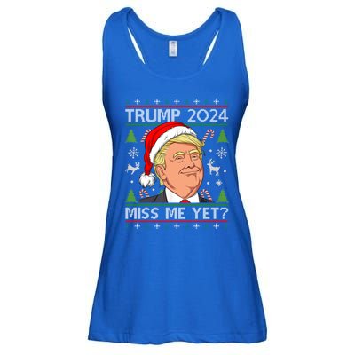 Miss Me Yet Trump 2024 Ugly Christmas Cool Gift Ladies Essential Flowy Tank