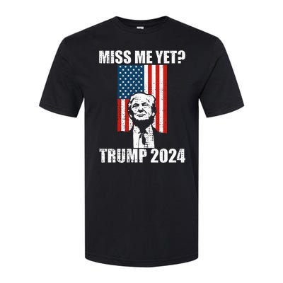 Miss Me Yet Funny Trump 2024 Softstyle CVC T-Shirt