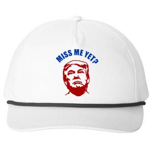 Miss Me Yet? Funny Pro Trump Anti Biden Snapback Five-Panel Rope Hat