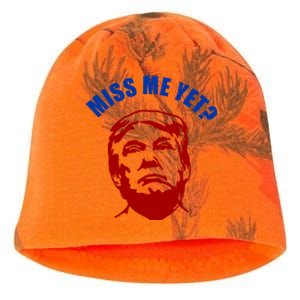 Miss Me Yet? Funny Pro Trump Anti Biden Kati - Camo Knit Beanie