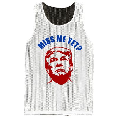 Miss Me Yet? Funny Pro Trump Anti Biden Mesh Reversible Basketball Jersey Tank