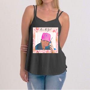 Miss Me Yet Trump 2024 Take America Back Election Patriotic Women's Strappy Tank