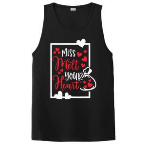 Miss Melt Your Heart Cute Valentine's Day Funny Funny Gift PosiCharge Competitor Tank