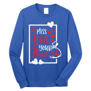 Miss Melt Your Heart Cute Valentine's Day Funny Funny Gift Long Sleeve Shirt