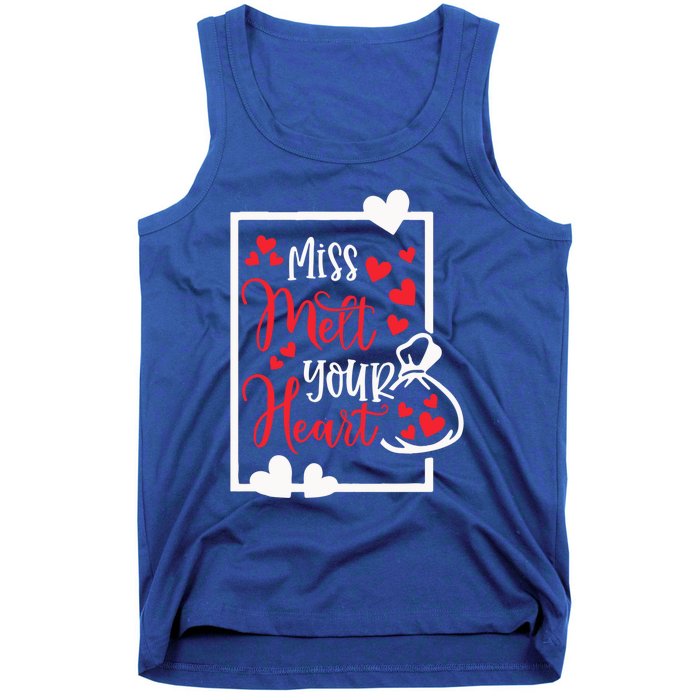 Miss Melt Your Heart Cute Valentine's Day Funny Funny Gift Tank Top