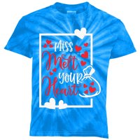 Miss Melt Your Heart Cute Valentine's Day Funny Funny Gift Kids Tie-Dye T-Shirt