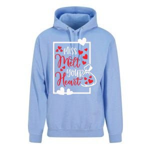 Miss Melt Your Heart Cute Valentine's Day Funny Funny Gift Unisex Surf Hoodie