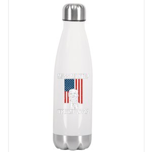 Miss Me Yet Funny Trump 2024  Stainless Steel Insulated Water Bottle