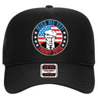 Miss Me Yet Trump 2024 45 Re Elect President Trump USA High Crown Mesh Back Trucker Hat