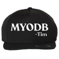 Myodb Mind Your Own Damn Business Wool Snapback Cap