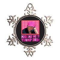 Miss Me Yet Trump 2024 President 2024 Metallic Star Ornament