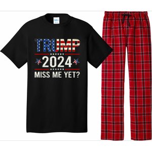 Miss Me Yet Trump 2024 I'll Be Back Patriotic 4th Of July Pajama Set