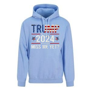 Miss Me Yet Trump 2024 I'll Be Back Patriotic 4th Of July Unisex Surf Hoodie