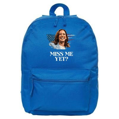 Miss Me Yet Kamala Harris Minimalist  16 in Basic Backpack