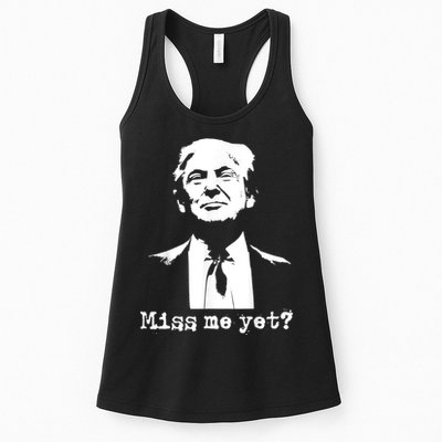 Miss Me Yet Donald Trump 45th President 2024 Election Womens Tank Top