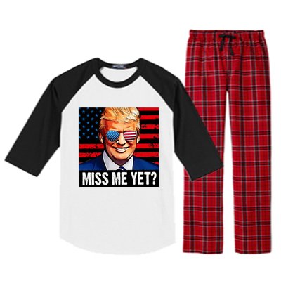 Miss Me Yet? Donald Trump Raglan Sleeve Pajama Set