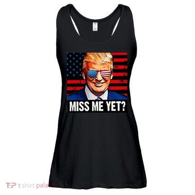 Miss Me Yet? Donald Trump Ladies Essential Flowy Tank
