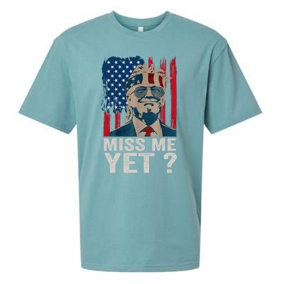 Miss Me Yet Trump Is Still My President Sueded Cloud Jersey T-Shirt