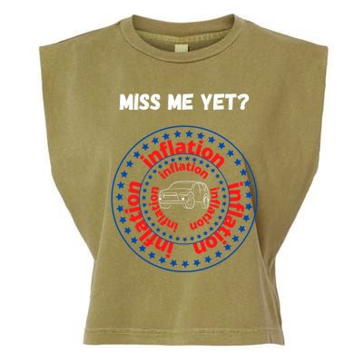 Miss Me Yet Inflation America Experience Gift Garment-Dyed Women's Muscle Tee