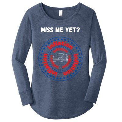 Miss Me Yet Inflation America Experience Gift Women's Perfect Tri Tunic Long Sleeve Shirt