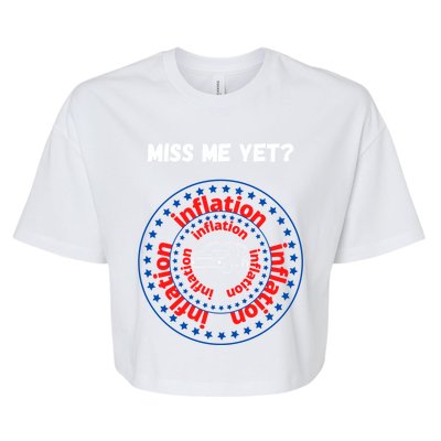 Miss Me Yet Inflation America Experience Gift Bella+Canvas Jersey Crop Tee