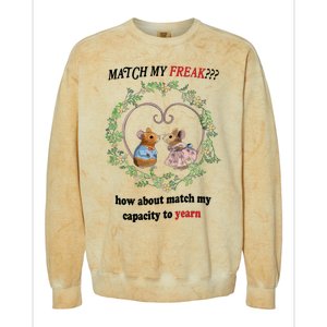 Match My Yearn Colorblast Crewneck Sweatshirt