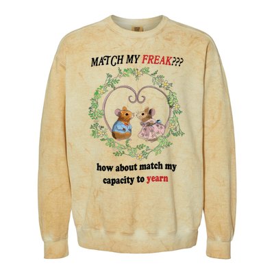 Match My Yearn Colorblast Crewneck Sweatshirt