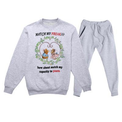 Match My Yearn Premium Crewneck Sweatsuit Set