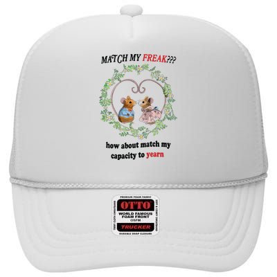 Match My Yearn High Crown Mesh Back Trucker Hat