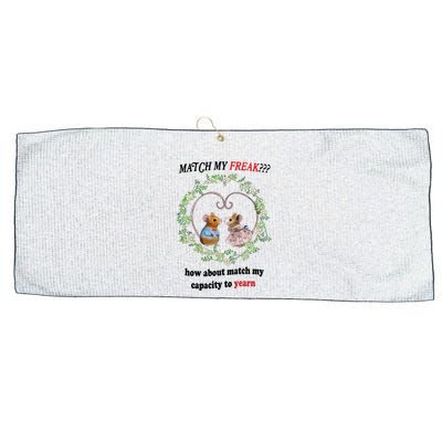 Match My Yearn Large Microfiber Waffle Golf Towel